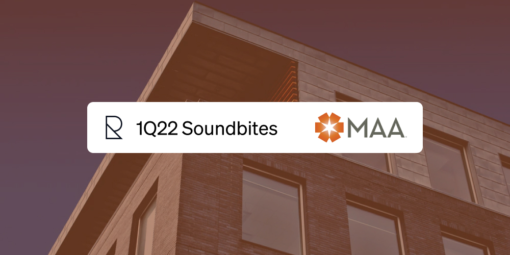 Revere | Market Insights | Mid-America Apartment Communities 1Q22